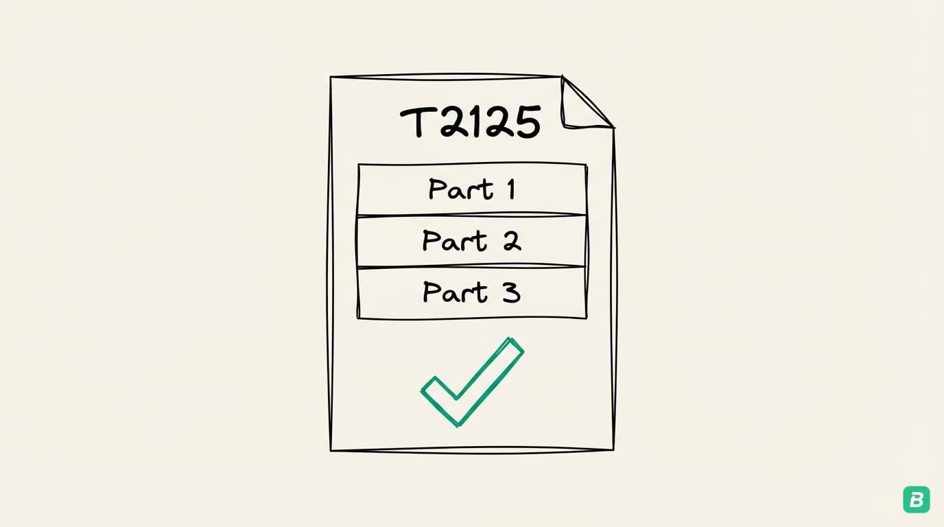 T2125 Form: Step-by-Step Guide for Self-Employed Canadians (2026)